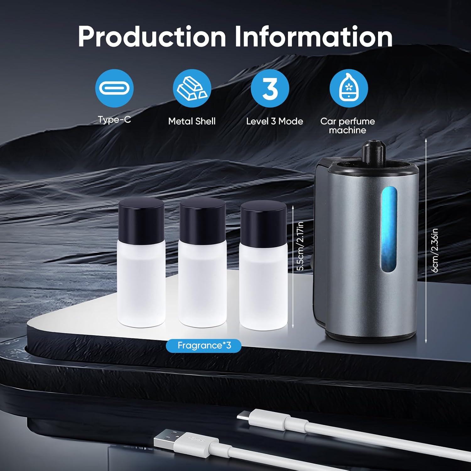 Scentinel : Car AC Vent Diffuser with Auto on/Off Feature