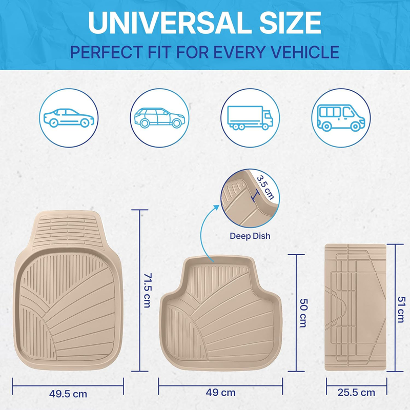 PVC plastic Mats Universal Mats for Cars