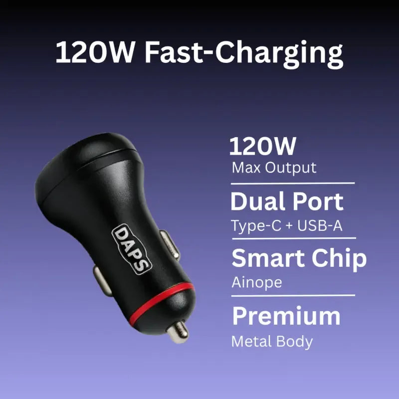 DAPS Mobile Ultra fast Mobile Car Charger