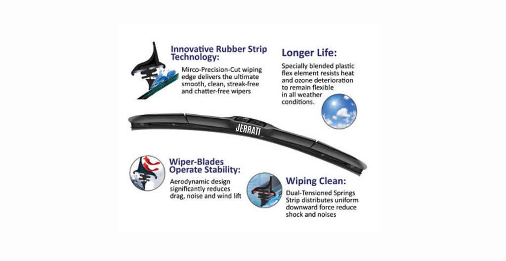 Jerrati Proclear-Hybrid Wipers pair