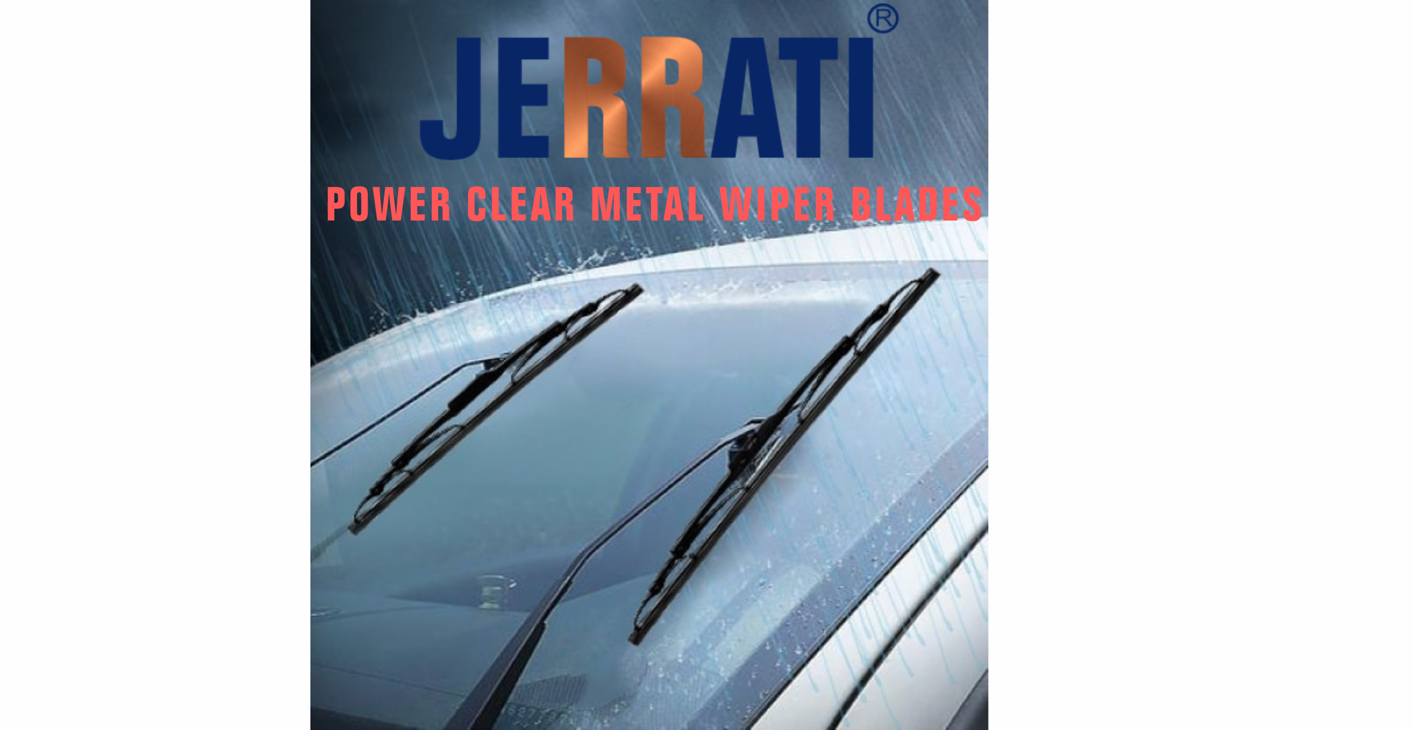 Jerrati PowerClear-Metal Wipers pair