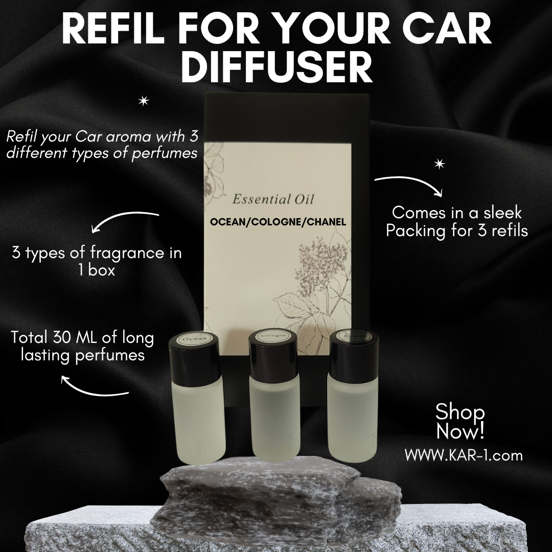 Scentinel refill 3 fragrance set – Cologne, Floral and Ocean