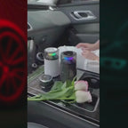 Transquessence: Car/home humidifier & diffuser with Starlights and Openable lid